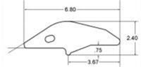 YCL1001231 -- 23 SERIES CAST PIN-ON ADAPTER