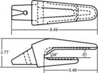 YH552156 -- 156 SERIES CAST ADAPTER
