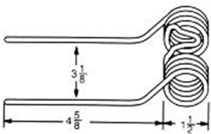 BALER PICKUP TOOTH FOR HESSTON