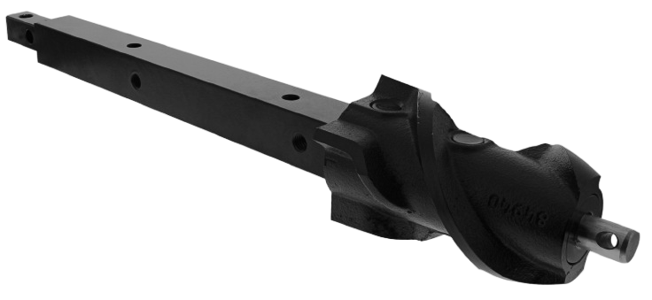 84417940-N -- Stalk Roll Shaft w/ Auger Point, LH