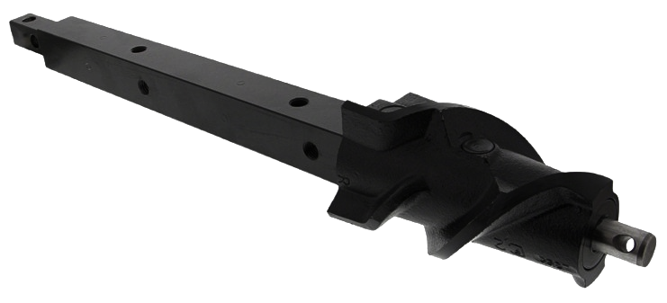 84417943-N -- Stalk Roll Shaft w/ Auger Point, RH