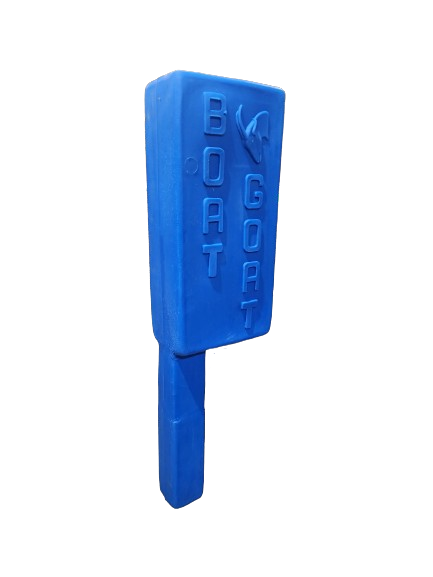 2R2418L -- Boat Goat Head 2" Round Pole with Solar Light