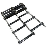 95724C -- Feederhouse Chain - 3-Chain 93-Link Slat 2nd & 4th Link CA557 Chrome Pins