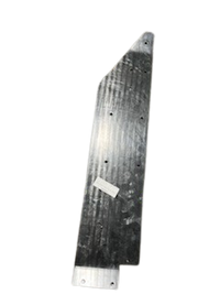 J03030502 -- UHMW Poly Skid Plates Left End Shoe 6''