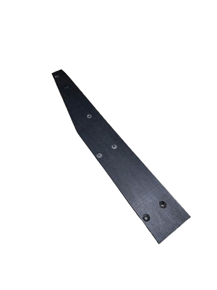 J03030507 -- UHMW Poly Skid Plates Right End Shoe 4'' S/N (   -684999)