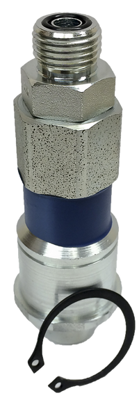 LAN166915 -- Dark or light blue coupler for reel aft or reel fore function