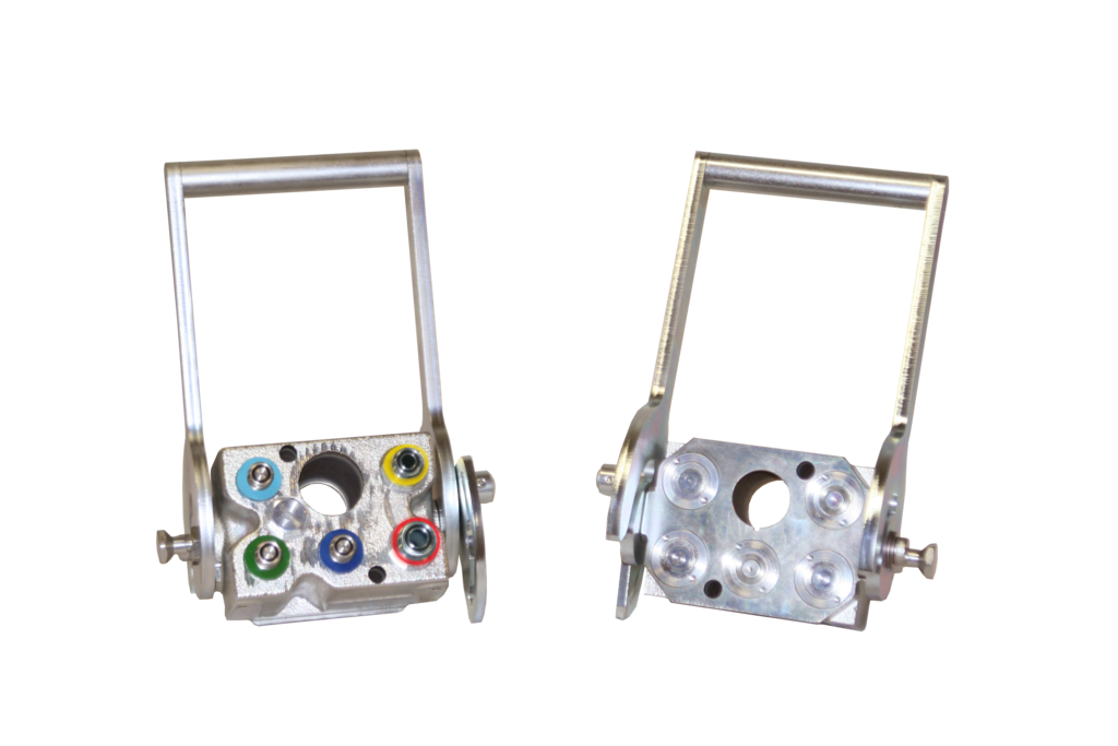 LAN3PLK-0-5BFC -- Hydraulic single point coupler block for combine side of John Deere® combines