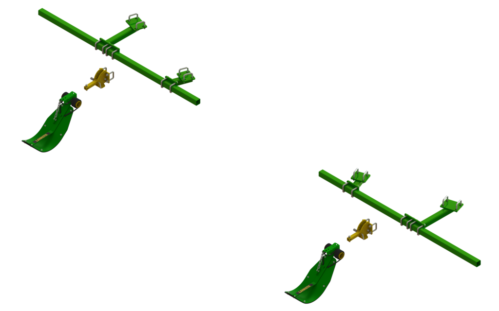 LANSS1240/90R2 -- Lankota Stalk Stomper® mounting kit for 12 row John Deere® 40/90 Series corn heads