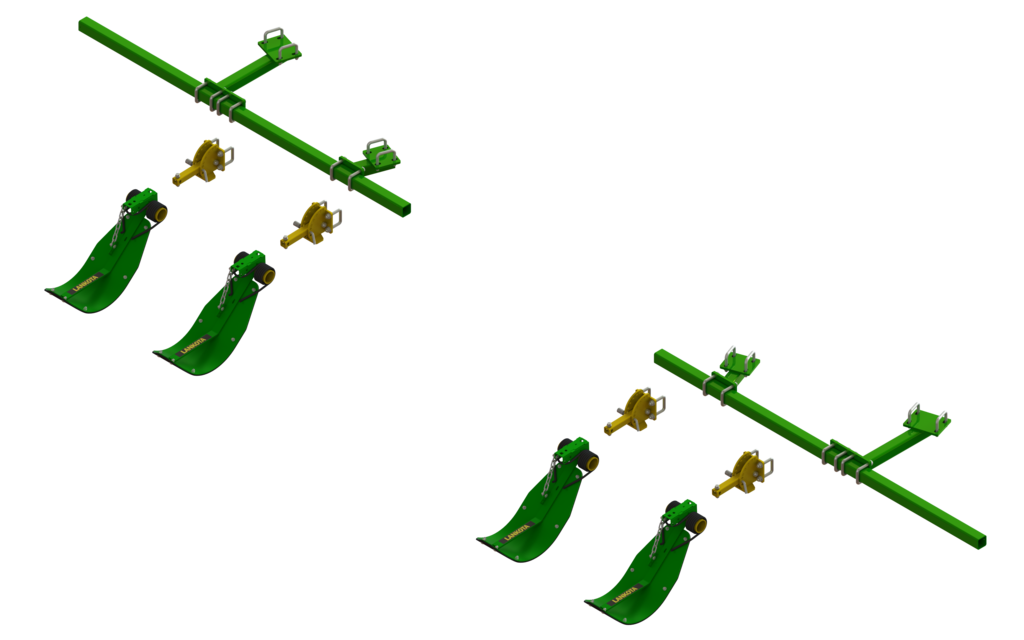 LANSS1240/90R4 -- Lankota Stalk Stomper® mounting kit for 12 row John Deere® 40/90 Series corn heads