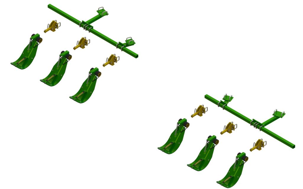LANSS1240/90R6 -- Lankota Stalk Stomper® mounting kit for 12 row John Deere® 40/90 Series corn heads
