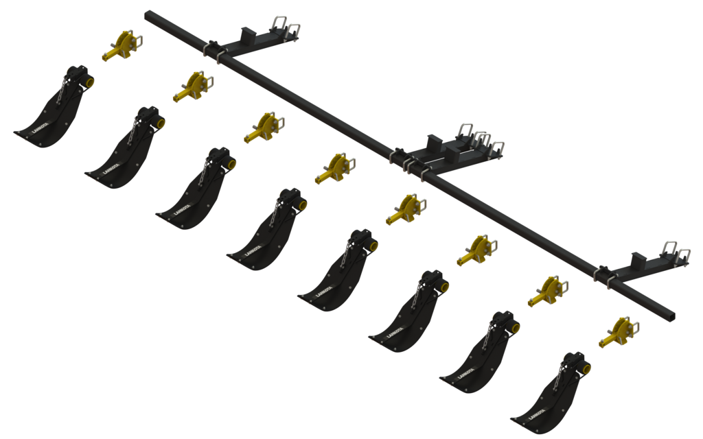 LANSS3408R8 -- Lankota Stalk Stomper® Mounting Kit for CaseIH® 2208/2408/3208/3408 Series 30" & New Holland® 98 "X" Series Corn Heads
