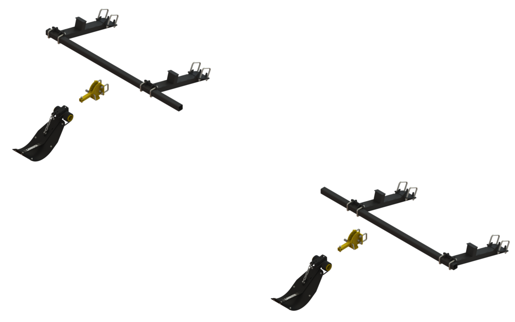 LANSS3412R2 -- Lankota Stalk Stomper® Mounting Kit for CaseIH® 2212/2412/3212/3412 Series 30" & New Holland® 98 "X" Series Corn Heads