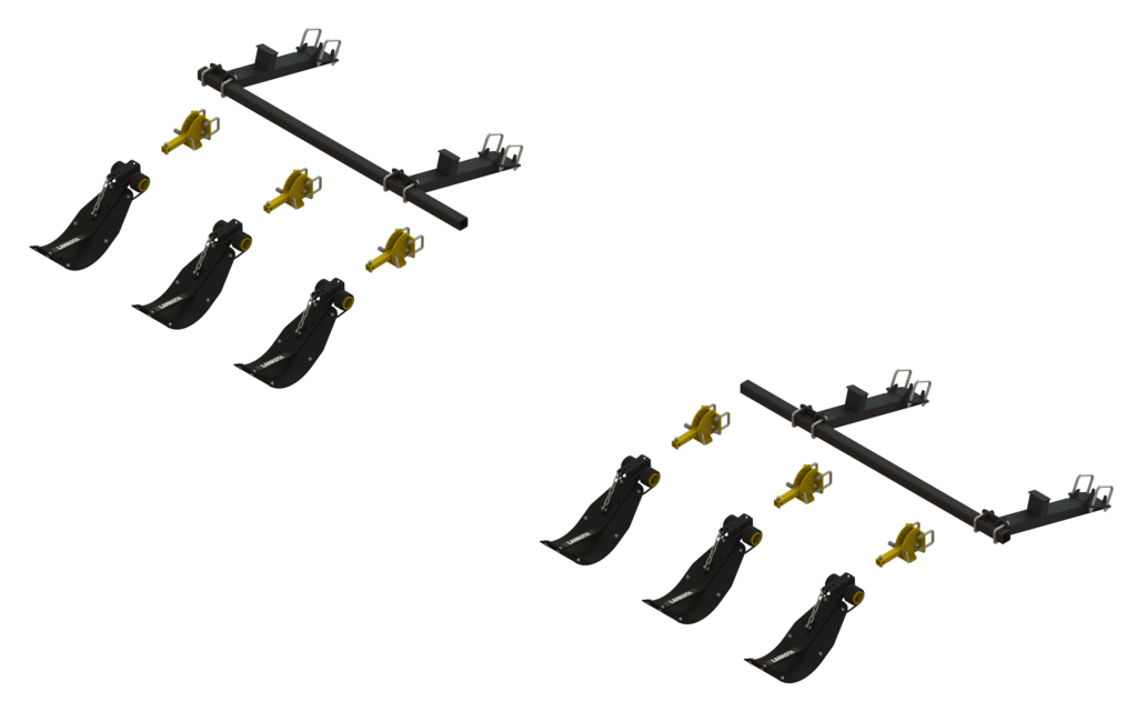 LANSS3412R6 -- Lankota Stalk Stomper® Mounting Kit for CaseIH® 2212/2412/3212/3412 Series 30" & New Holland® 98 "X" Series Corn Heads