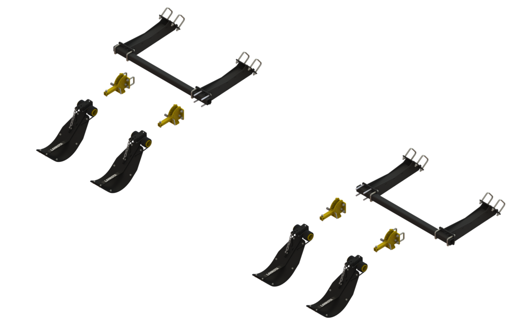 LANSS4408R4 -- Lankota Stalk Stomper® Mounting Kit for CaseIH® 2608/4208/4408 Series 30" & New Holland® 99 Series Corn Heads