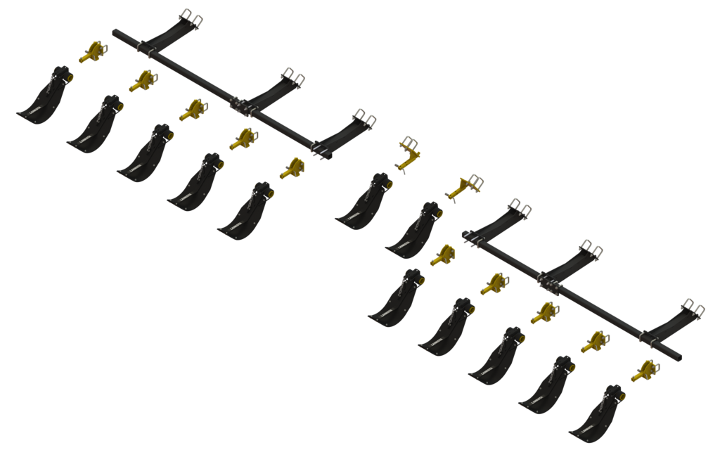 LANSS4412R12 -- Lankota Stalk Stomper® Mounting Kit for CaseIH & New Holland 99 Series® 2612/4212/4412 Series 30" Corn Heads