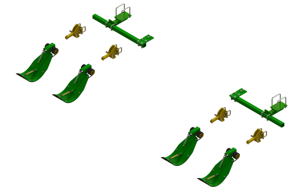 LANSS606R4 -- Lankota Stalk Stomper® Mounting Kit for John Deere® 606C/706C Series 30" Corn Heads (4 row coverage)
