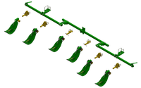 LANSS606R6W -- Lankota Stalk Stomper® Mounting Kit for John Deere® 606C/706C Series 36