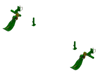 LANSS608R2F -- Lankota Stalk Stomper® mounting kit for a John Deere 608FC Series folding corn head. (2 row coverage)