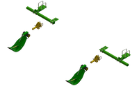 LANSS612R2F -- Stalk Stomper® Mounting Kit for John Deere® 612FC/712FC Series Folding Corn Heads (2 row coverage)