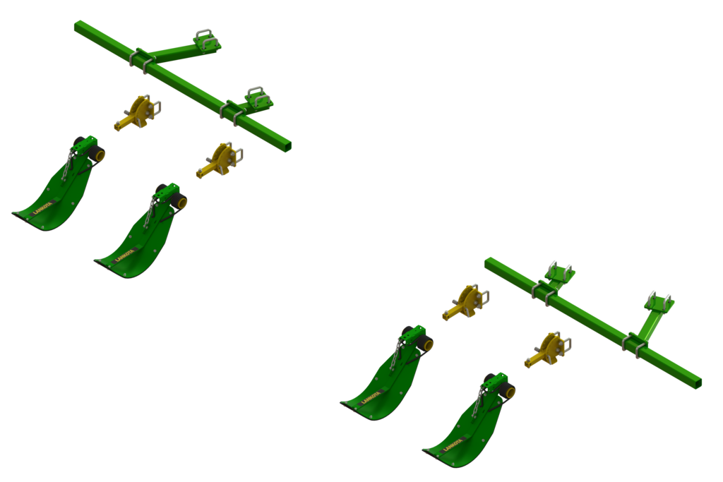 LANSS840/90R4 -- Lankota Stalk Stomper® Mounting Kit for 8 Row John Deere® 40/90 Series 30" Corn Heads