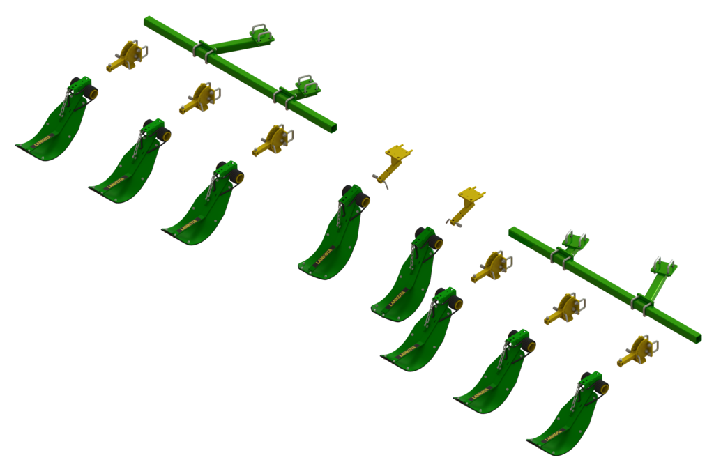 LANSS840/90R8 -- Lankota Stalk Stomper® Mounting Kit for 8 Row John Deere® 40/90 Series 30" Corn Heads