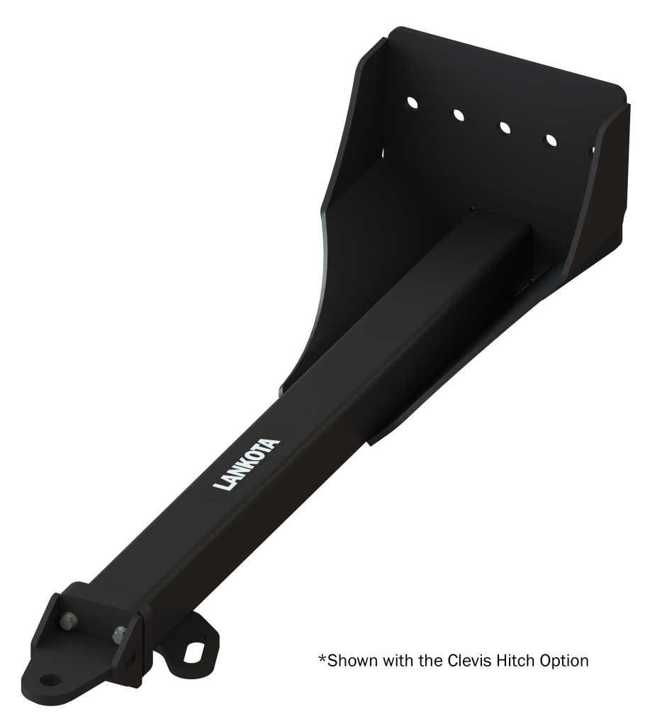 LANTH1500 -- Solid rear hitch for Case® & New Holland® combines