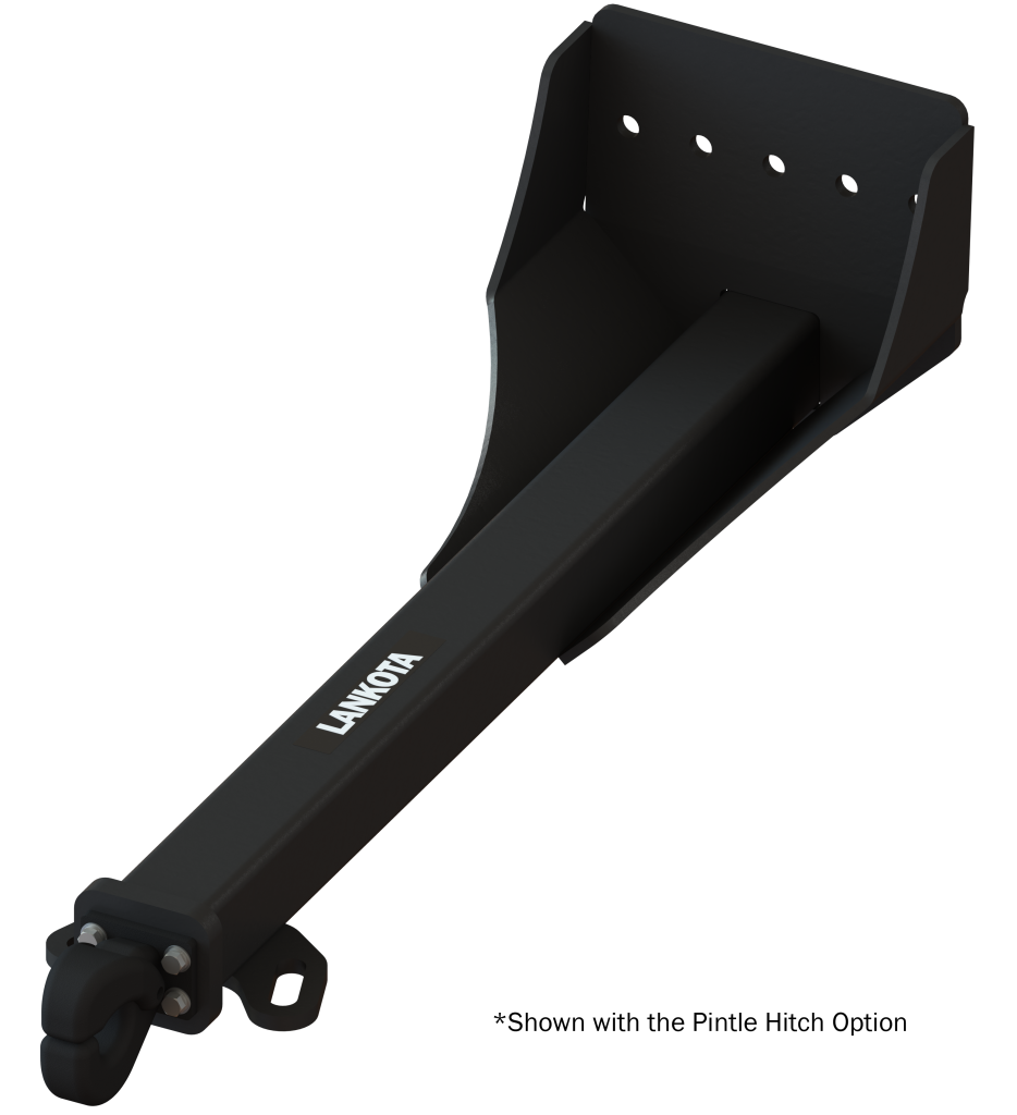 LANTH1500 -- Solid rear hitch for Case® & New Holland® combines