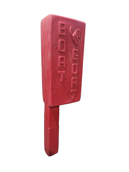 2R2418L -- Boat Goat Head 2" Round Pole with Solar Light