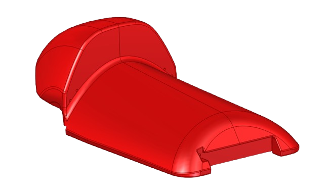 IH230SPB -- CNH 2000, 3000 Series Poly Bundle - Snout & Divider Hood (1 Per Row) POLY ONLY - NO INTERNAL FRAMES