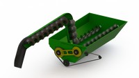 LANUDJD4000K -- Grain tank cross auger shut off kit for John Deere® combine models 00, 10,and all 50 Series Walker combines