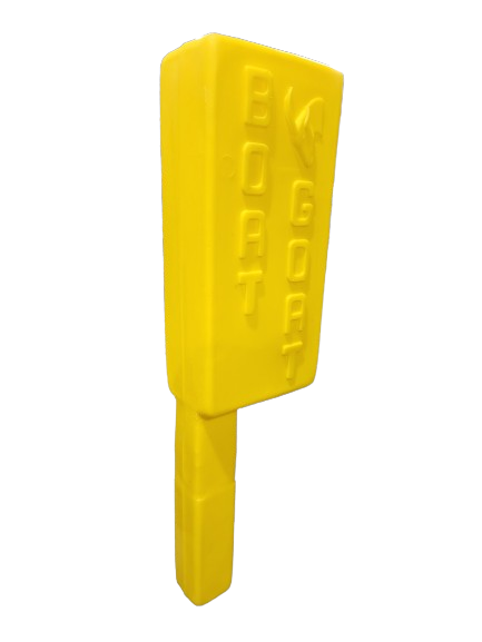 2R2418L -- Boat Goat Head 2" Round Pole with Solar Light