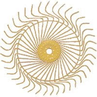 Thumbnail for 55 INCH RAKE WHEEL, RIGHT HAND, 7MM TINE