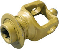 TRACTOR YOKE, 80 DEGREE CV, 2580 SERIES, SAFETY SLIDE LOCK, 1-3/4