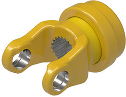 METRIC QD YOKE 1-3/8" X 21 SPLINE