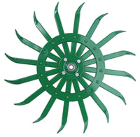 864-SMA3400112G -- GREEN ROTARY HOE WHEEL - 21