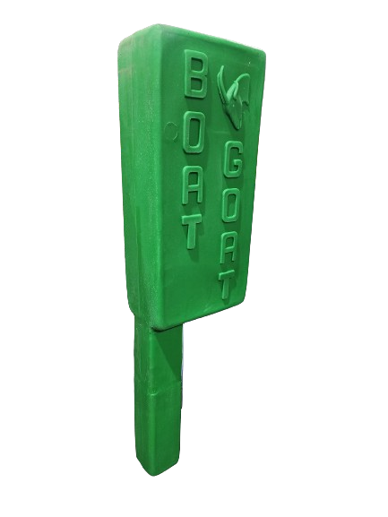 2R2418L -- Boat Goat Head 2" Round Pole with Solar Light