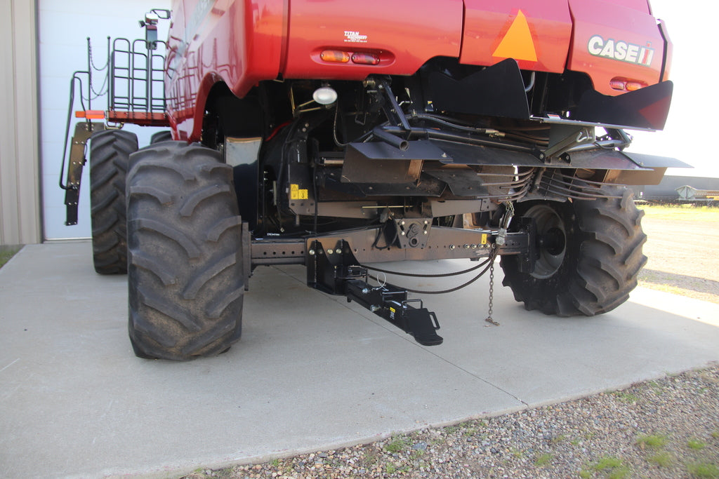 LANCIHTH1910 -- Heavy duty folding and telescoping hitch for Case IH® Combines