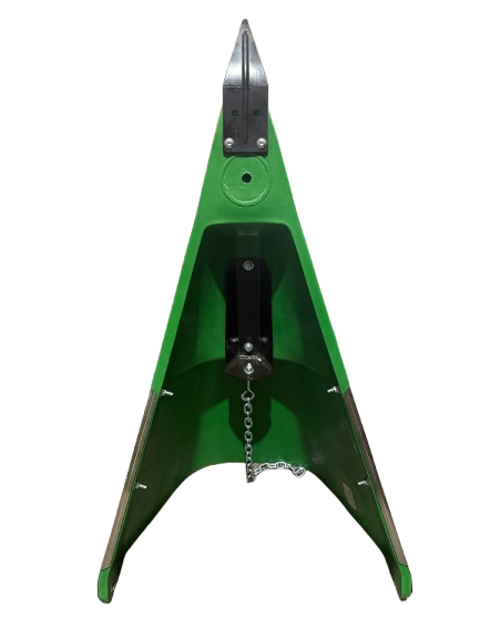 PS30-40A -- Narrow Row Center Snout with Point - 30" JD Green