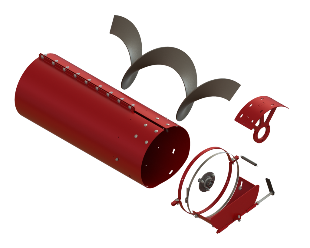 LANAUGCIH1400 -- Unloading auger extension kit for Case IH® Combines with 14" diameter augers