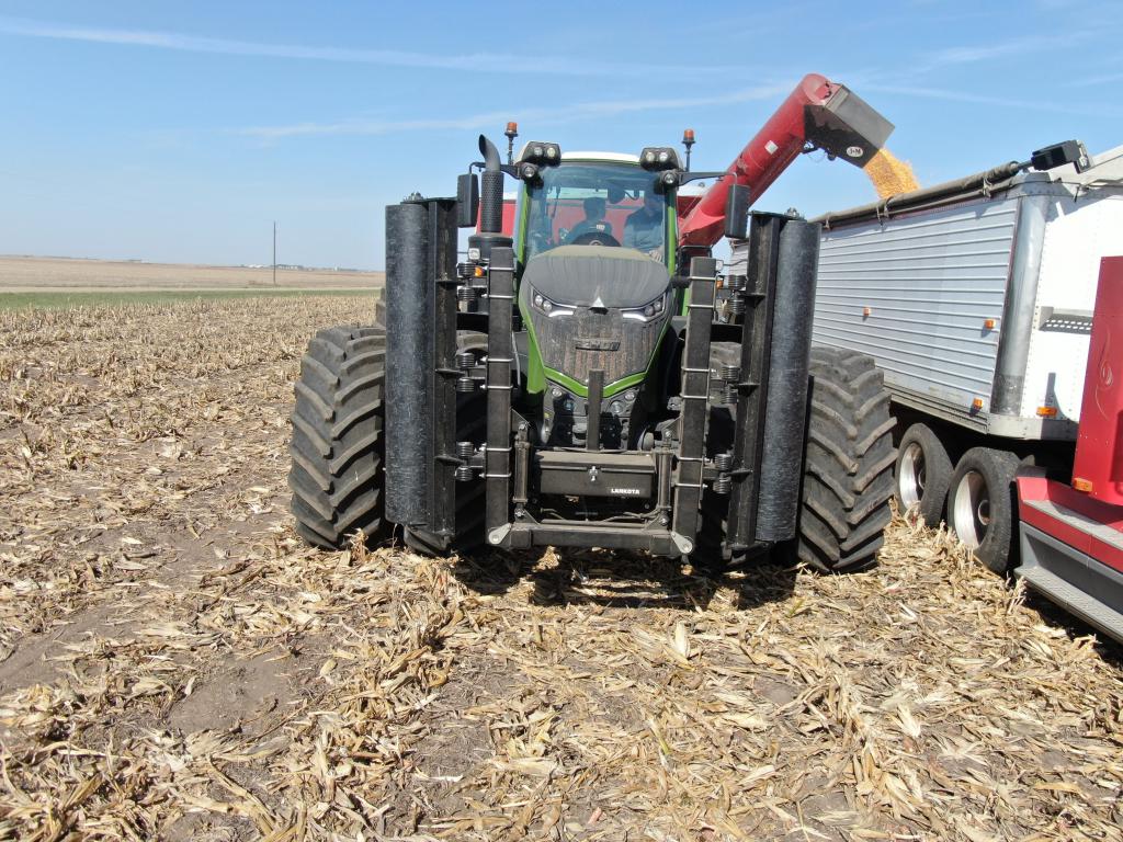 LANSR19374BLK -- Front three point stalk roller system (74" black)