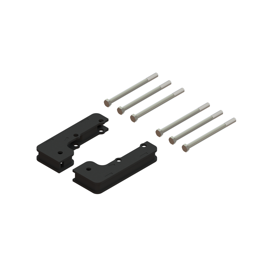 LANSRCIH24551 -- Stalk roller weight mount adapter kit for narrow frame Case IH® 4WD tractors