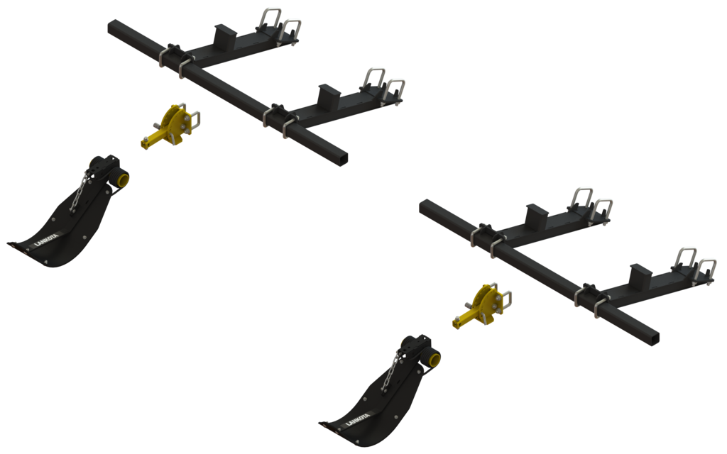 LANSS3406R2 -- Lankota Stalk Stomper® Mounting Kit for CaseIH® 2206/2406/3206/3406 Series 30" & New Holland® 98 "X" Series Corn Heads