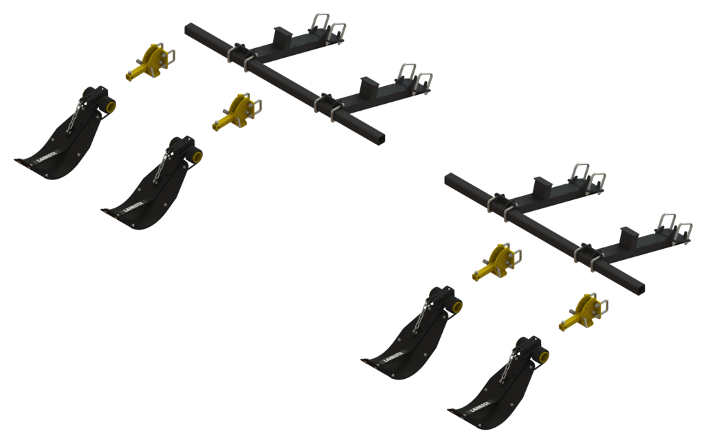 LANSS3406R4 -- Lankota Stalk Stomper® Mounting Kit for CaseIH® 2206/2406/3206/3406 Series 30" & New Holland® 98 "X" Series Corn Heads