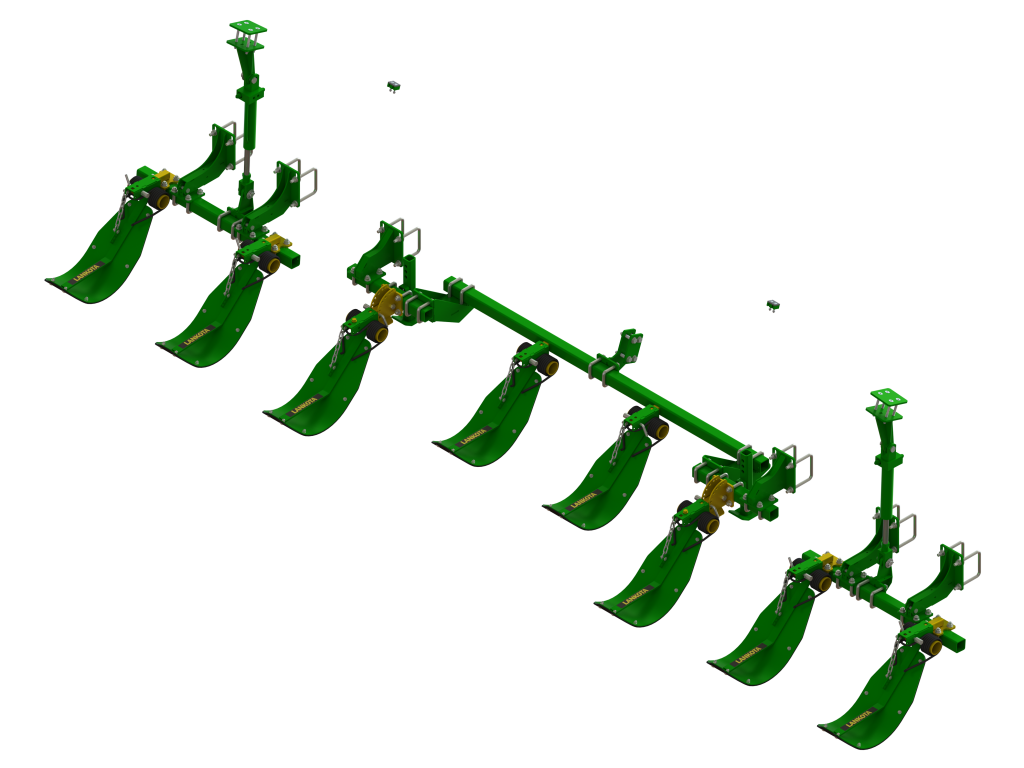 LANSS608R8FH -- Lankota Stalk Stomper® mounting kit for John Deere® 608FC/708FC Series folding corn head (8 row coverage)