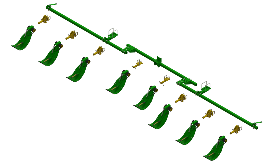 LANSS608R8W -- Lankota Stalk Stomper® Mounting Kit for John Deere® 608C/708C Series 36" Wide Row Corn Heads (8 row coverage)