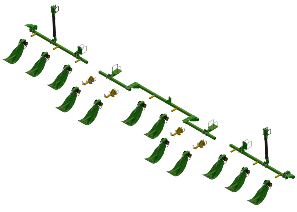 LANSS612R12FH -- Stalk Stomper® Mounting Kit for John Deere® 612FC Series Folding Corn Heads (12 row coverage)