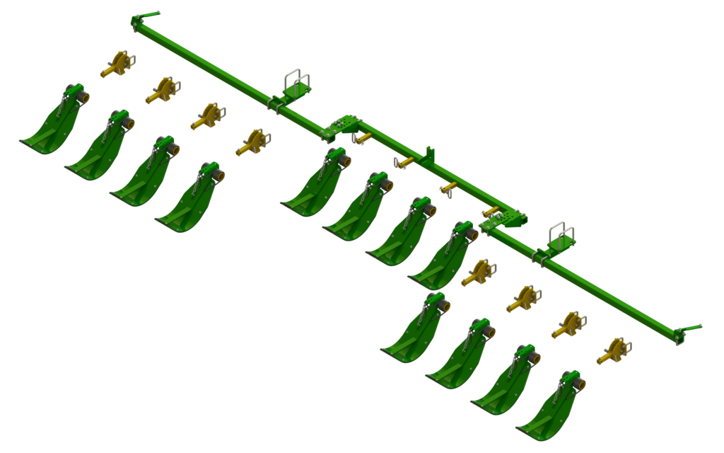 LANSS612R12N -- Lankota Stalk Stomper® Mounting Kit for John Deere® 612C/712C Series Corn Head with 20" or 22" rows