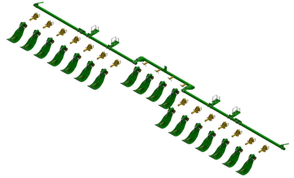 LANSS618R18 -- Lankota Stalk Stomper® Mounting Kit for John Deere® 618C/718C Series 20" or 22" Corn Heads (18 row coverage)