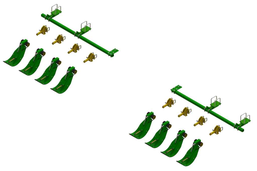 LANSS618R8 -- Lankota Stalk Stomper® Mounting Kit for John Deere® 618C/718C Series 20" or 22" Corn Heads (8 row coverage)