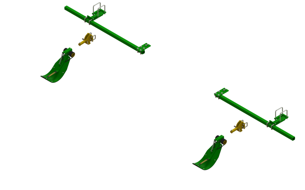 LANSS612R2 -- Lankota Stalk Stomper® Mounting Kit for John Deere® 612C/712C Series 30" Corn Heads (2 row coverage)